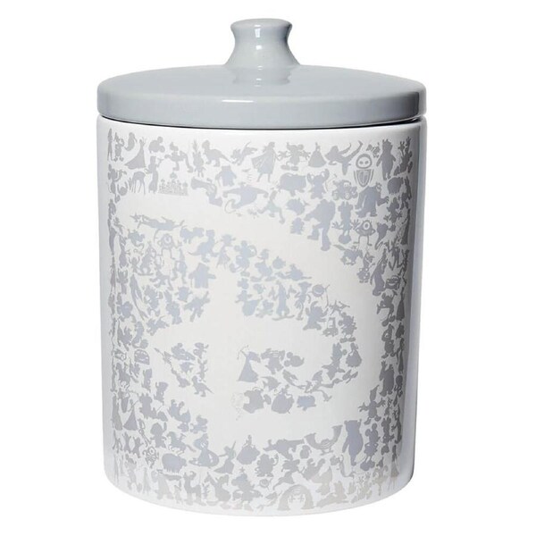 Disney 100 Platinum Silhouette Canister