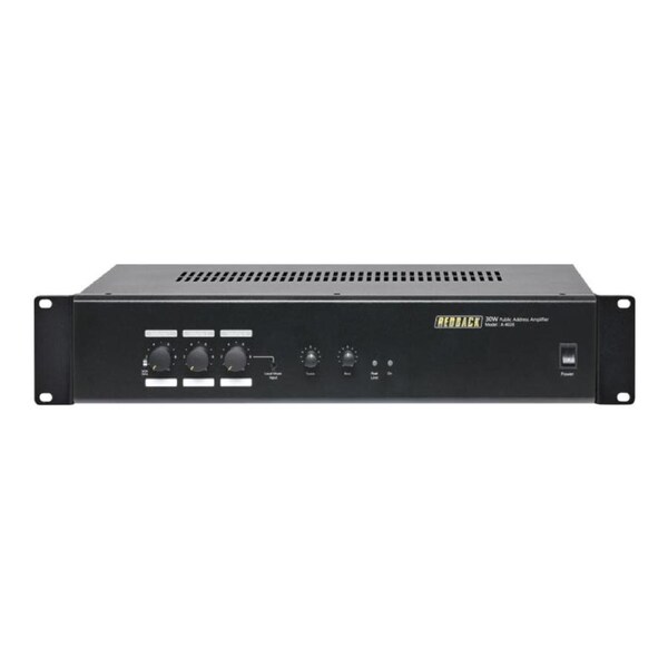 30W 3 Input 100V Public Address (PA) Amplifier Rack Mount