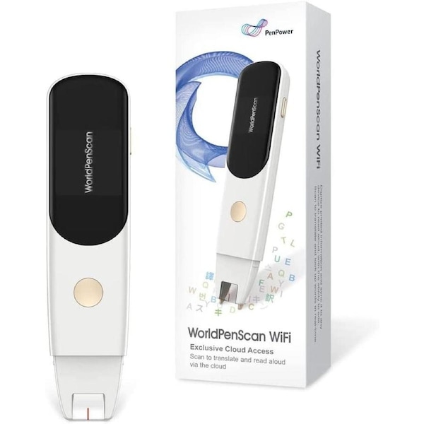Penpower Worldpenscan Wi-Fi - OCR Pen Scanner - Reader Mode - Text to Speech for Dyslexia - Windows, Mac, Chromebook, Ios & Android
