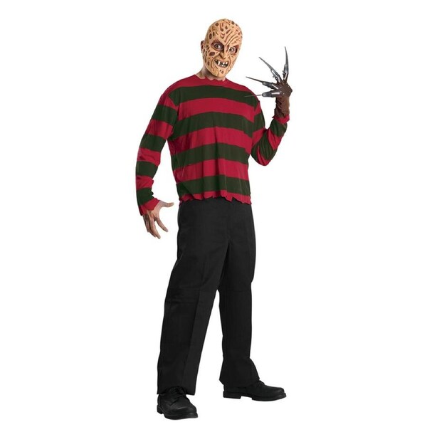 Nightmare On Elm Street Freddy Krueger Top Costume Dress Up Party Outfit Size XL