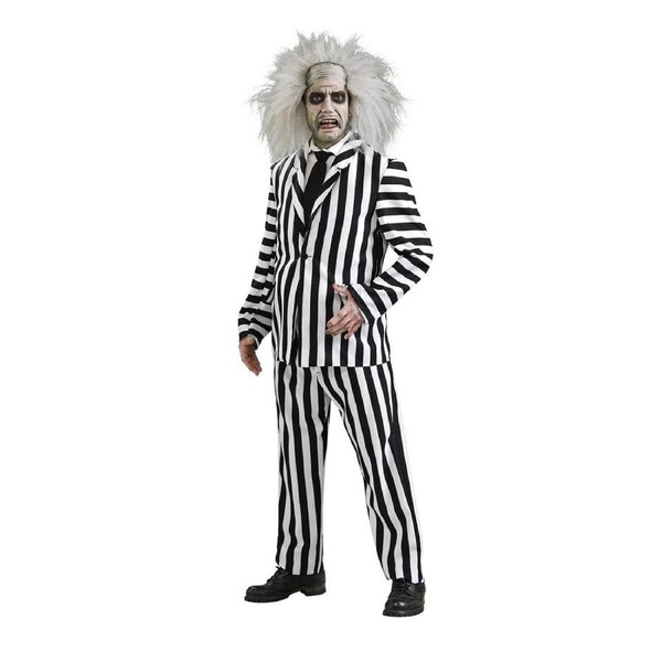 Beetlejuice Beetlejuice Deluxe Adult Costume Party Dress-Up - Size XL