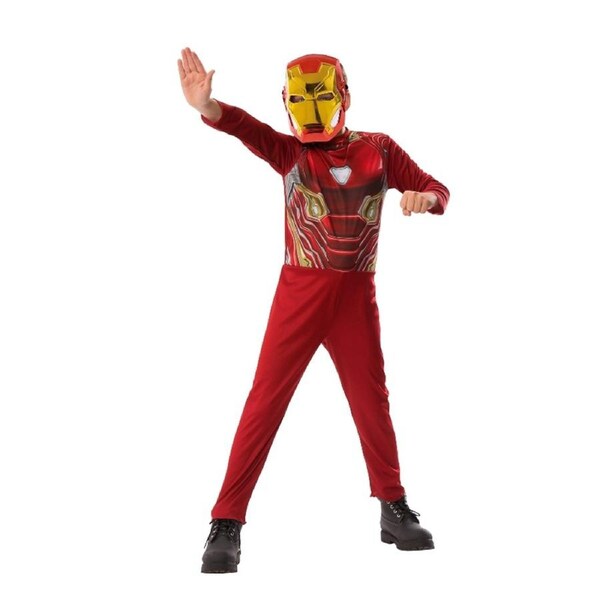 Marvel Iron Man Box Set Costume Dress Up Party Cosplay/Halloween Outfit 3-5y