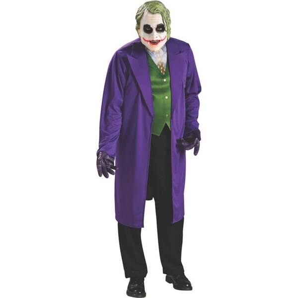 Dc Comics the Joker Classic Costume Adult Dress Up Party Cosplay Outfit Size XL