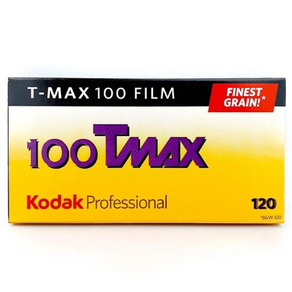 Kodak T-Max 100 B&W 120 Film 5 Pack