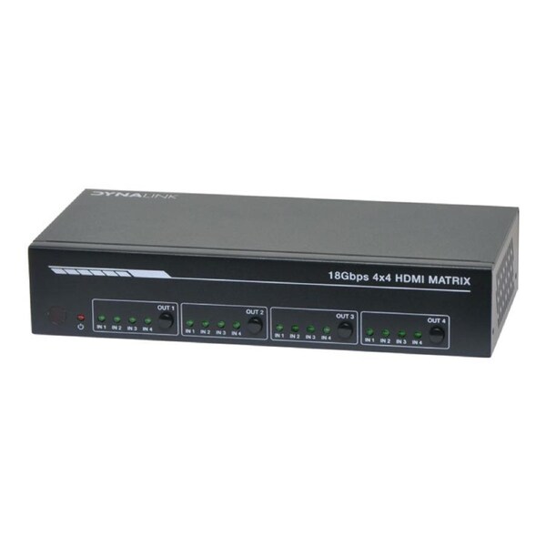 4x4 HDMI 2.0 18Gbps Matrix Switcher