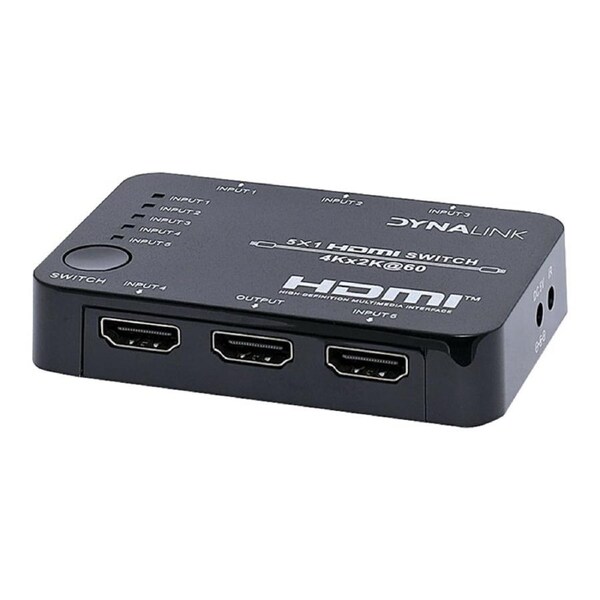 18Gbps 5 Way HDMI Switcher