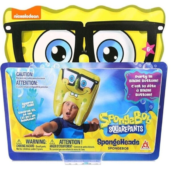 SpongeBob Squarepants Spongeheads Yellow Inflatable