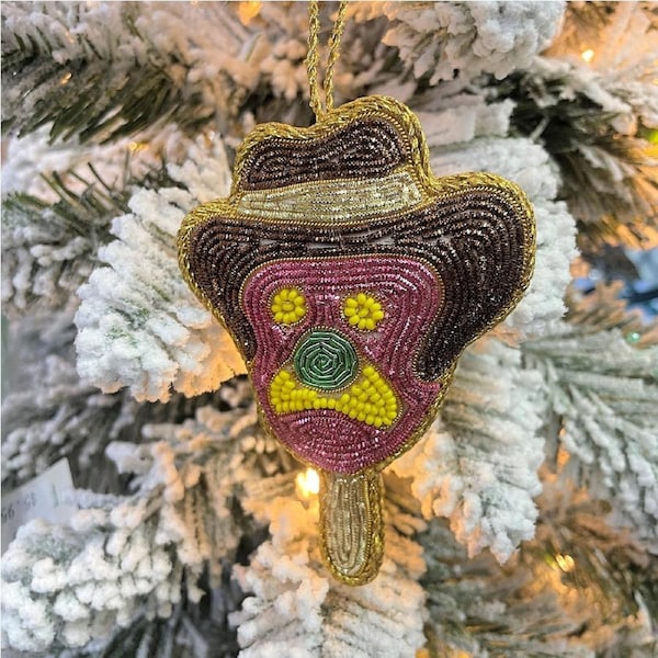 Bubbly Bill Sequin Hanging Tree Decoration 11cm