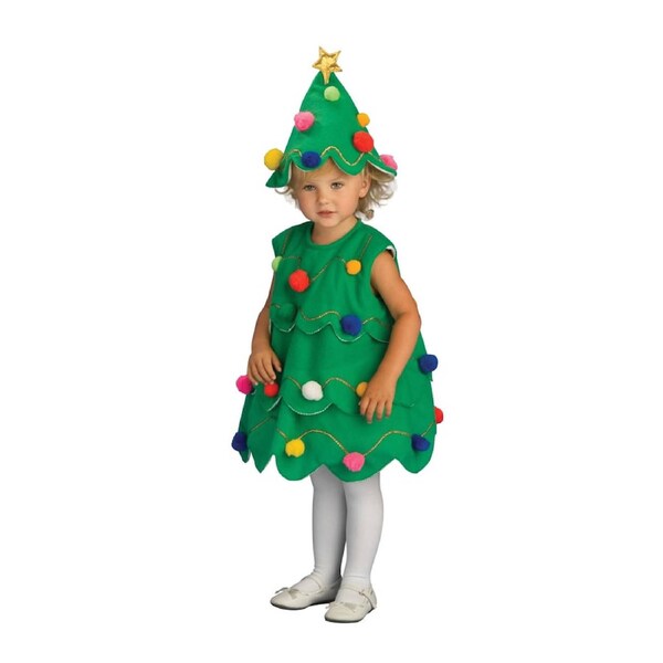 Rubies Little Christmas Tree Costume Dress Up Party/Halloween Outfit Size S