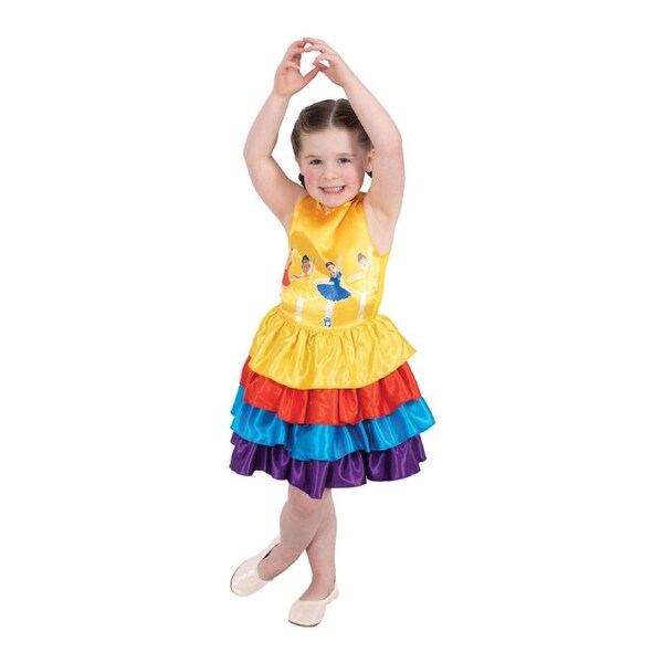 The Wiggles Ballerina Multi-Coloured Kids Costume Dress Up Party Size Toddler