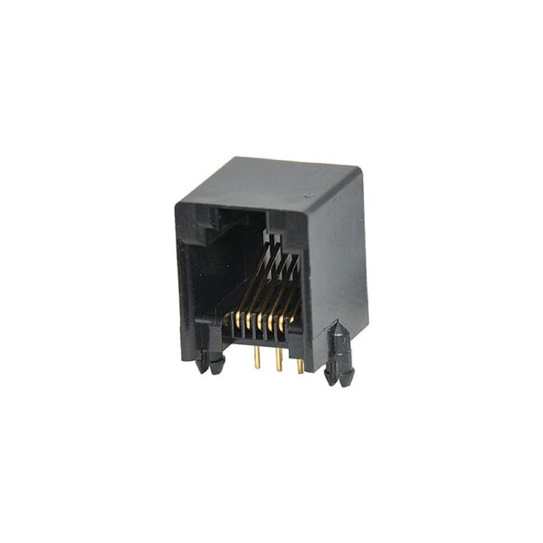 6P6C RJ12 Modular Socket Low Profile PCB Mount