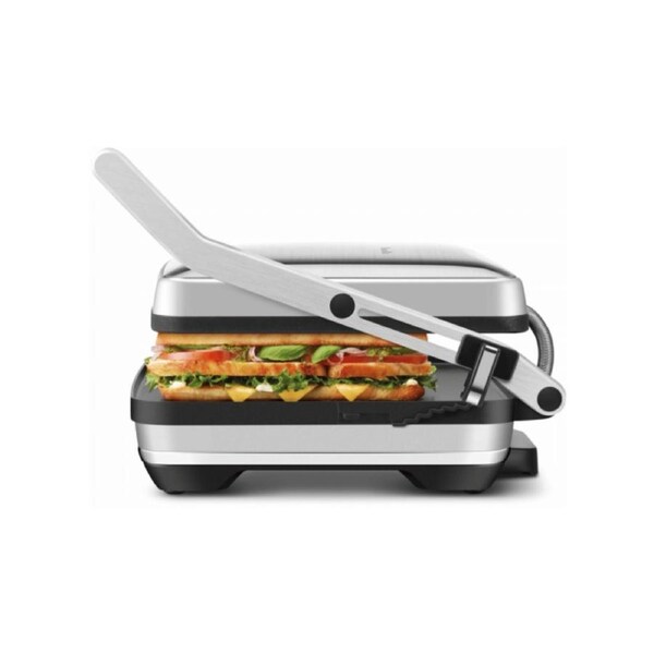 Breville the Toast and Melt 4 Slice Sandwich Press Brushed Stainless Steel LSG545BSS