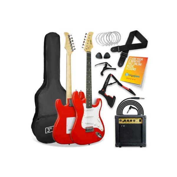 3rd Avenue Electric Guitar Pack - Red
