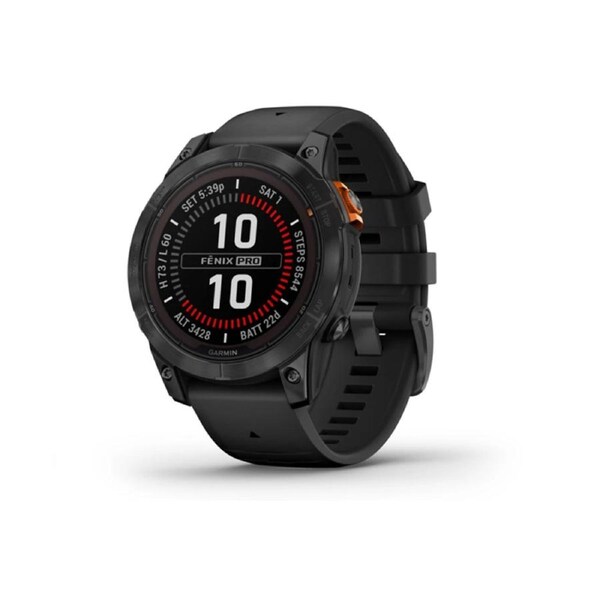 Garmin Fenix 7 Pro Solar - Slate Gray, Black Band 010-02777-01