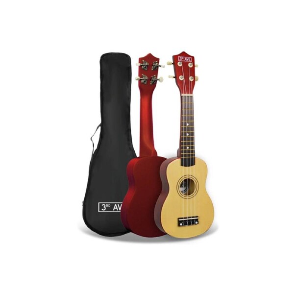 3rd Avenue Soprano Ukulele - Natural