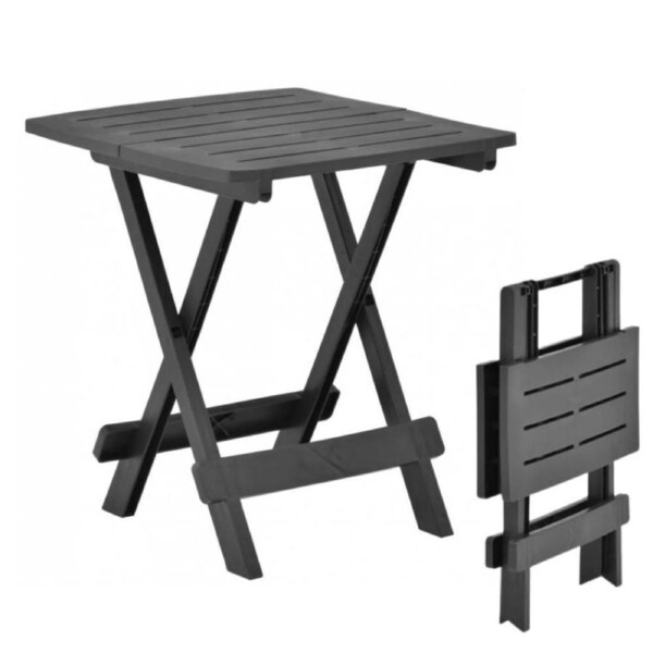 Small Folding Garden Table Plastic Outdoor Patio Picnic Snack Camping Table