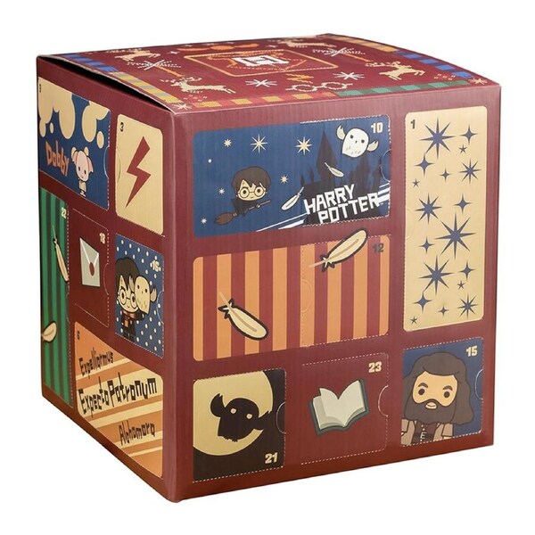 Paladone 23x25cm Harry Potter Advent Calendar Cube Christmas Day/Date Gift