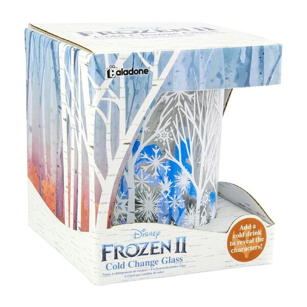 Paladone 12cm Frozen 2 Cold Change Glass Kids/Children Water Drinking/Gift Cup