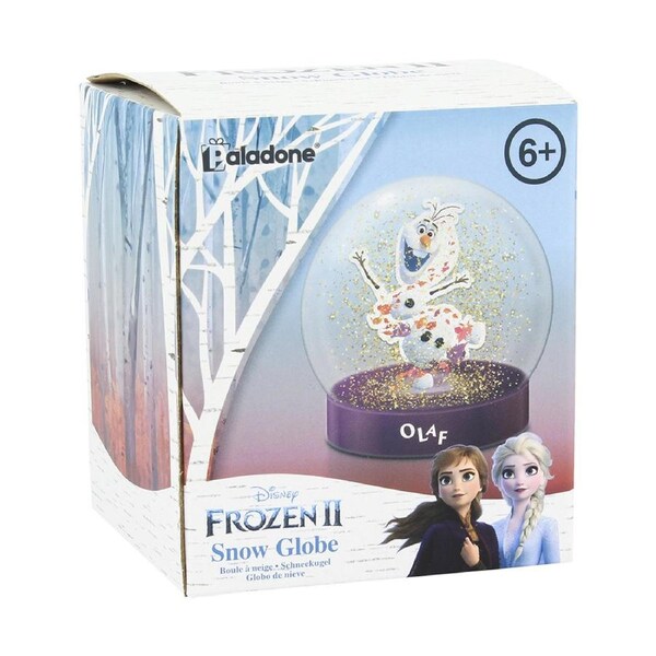 Paladone 8.5cm Frozen 2 Olaf Snow Globe Kids/Children Bedroom Christmas Decor