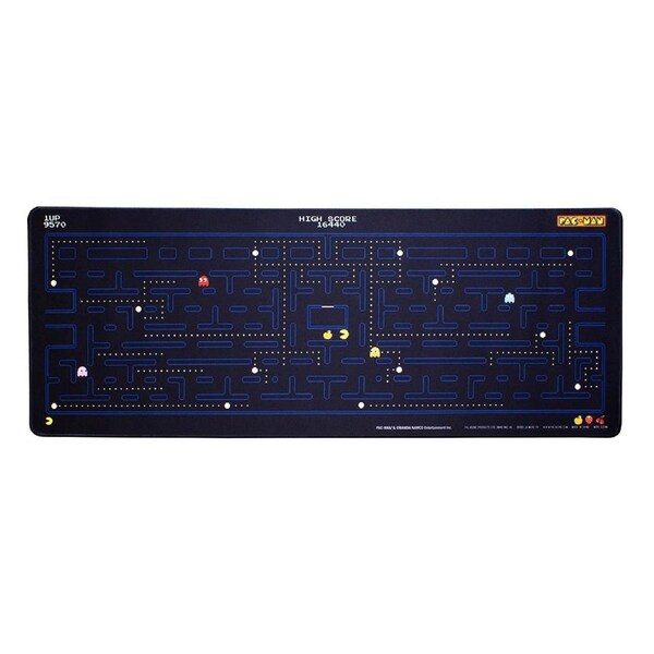 Paladone 80x30cm Pac Man Desk Mat Home/Office Table Accessory Keyboard Mouse Pad