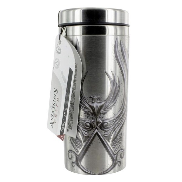 Paladone 450ml Assassins Creed Travel Mug Kids/Adult Water Drinking Cup Assorted