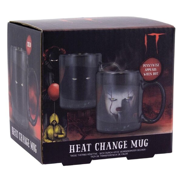 Paladone 300ml It Clown Pennywise Heat Change Character Drinking Mug Cup
