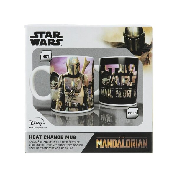 Paladone 300ml The Mandalorian Heat Change Mug Gift Coffee/Tea Drinking Cup