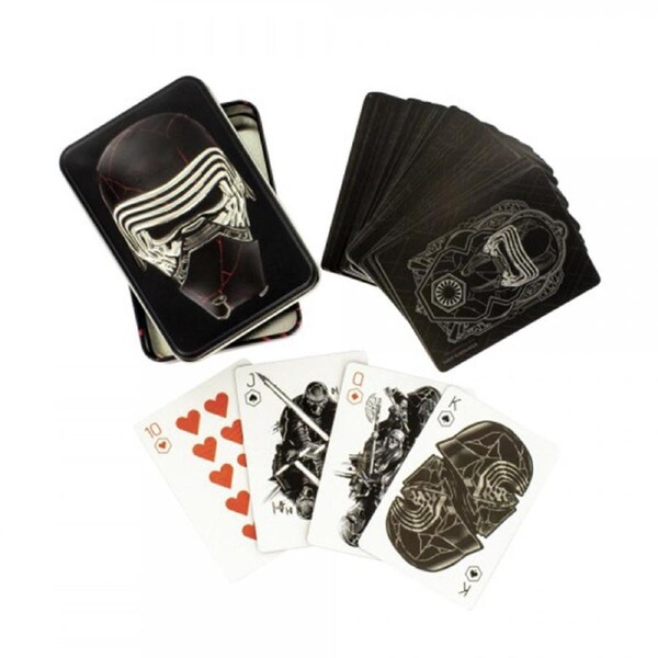 Paladone 9cm Star Wars Ep9 Playing Cards Kids Family Fun Game w/ Storage Tin