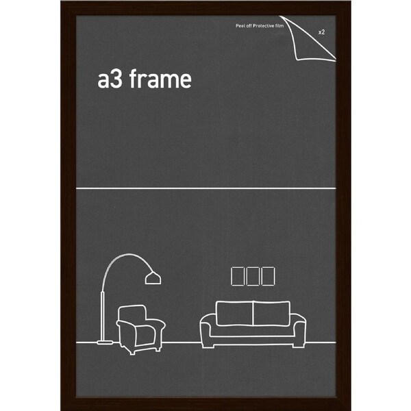 A3 Frame Rustic Oak 28 x 40Cm