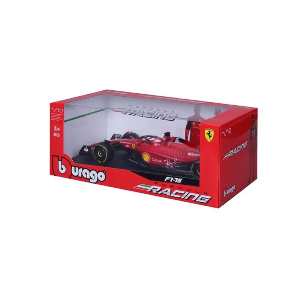 Bburago 1:18 Ferrari Racing 2022 F1 75 Leclerc No. 16 Model Diecast Toy 14y+