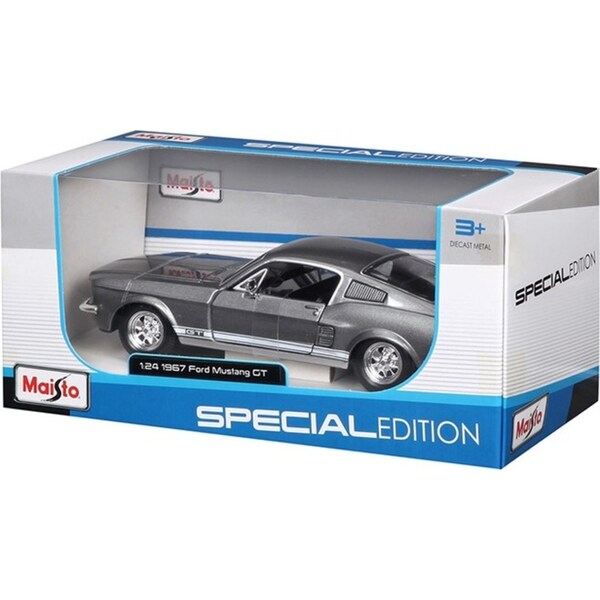 Maisto 1:24 Scale 1967 Ford Mustang GT Model Car Kids/Childrens Toy 3y+