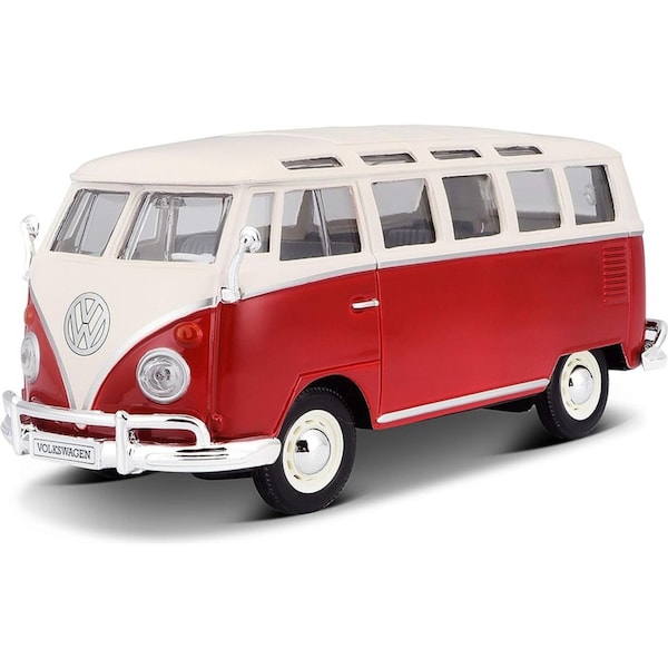 Maisto 1:24 1956 Volkswagen Van Samba Model Car Kids/Childrens Toy Asst 3y+