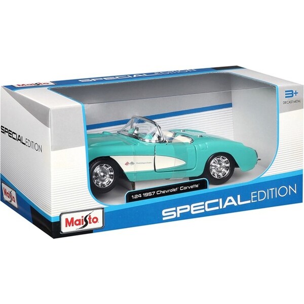 Maisto 1:24 Scale 1957 Chevrolet Corvette Model Car Kids/Childrens Toy 3y+