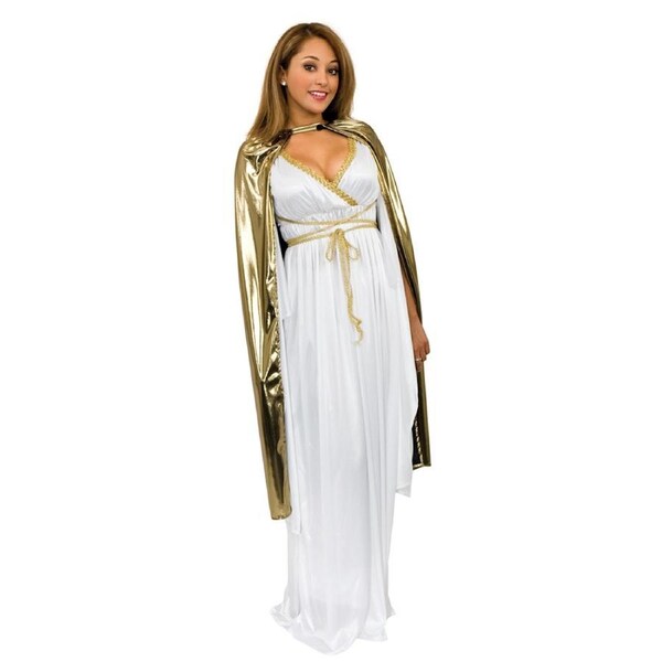 2x Rubies Royal King/Queen Cape Cloak Halloween Costume Dress Up Gold One Size