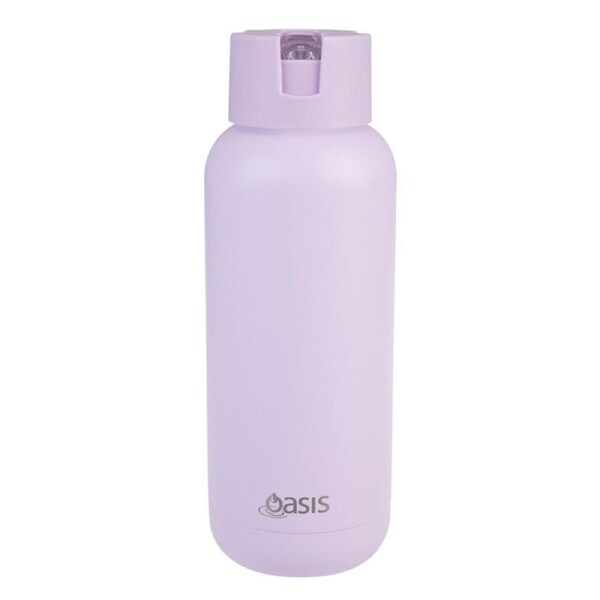 Oasis S/S Ceramic Moda Triple Wall Insulated Drink Bottle 1L - Orchid (S)