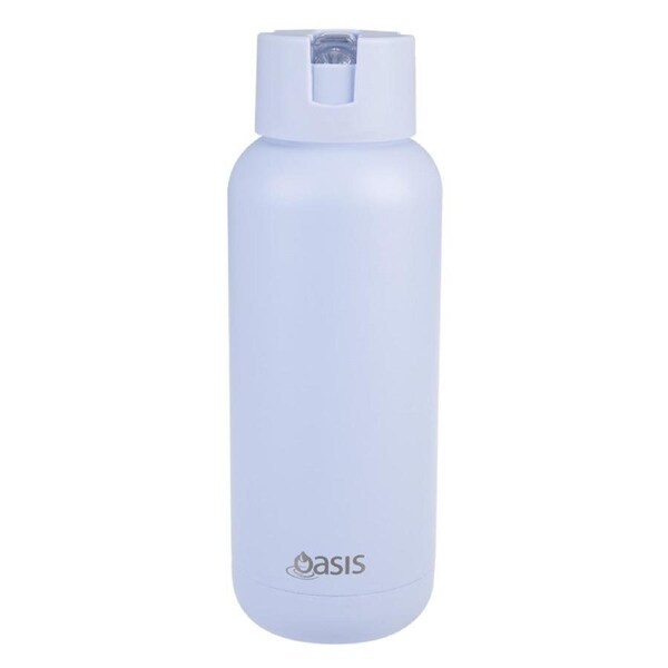 Oasis S/S Ceramic Moda Triple Wall Insulated Drink Bottle 1L - Periwinkle