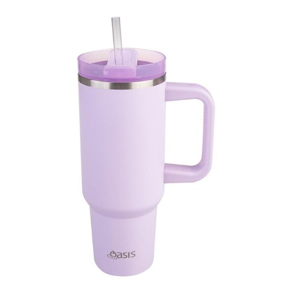 Oasis S/S Double Wall Insulated Commuter Travel Tumbler 1.2L - Orchid