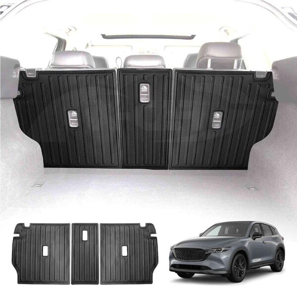 Back Seat Protector for Mazda CX5 CX-5 2017-2025 Heavy Duty Car Seats Kick Mats Cover