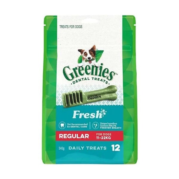 Greenies Fresh Regular Dog Dental Treats