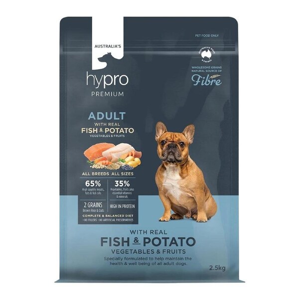 Hypro Premium Wholesome Grains Fish And Potato Dry Dog Food 20kg