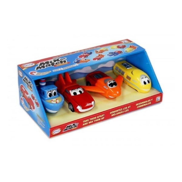 Popular Playthings Mix or Match Junior 1 Vehicles Building Toy Kids/Toddler 2y+