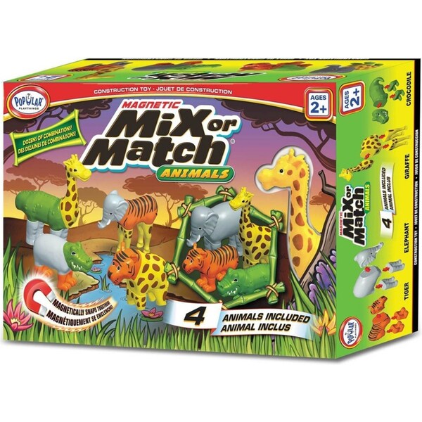 Popular Playthings Mix or Match Jungle Animals Figure Toy Kids/Children 2y+
