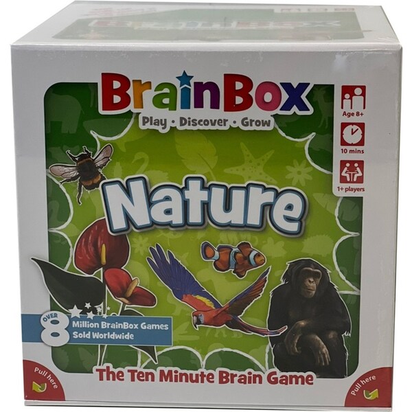 Brainbox Nature Animal Educational Fun Memory Brain Card Game Kids/Children 8y+