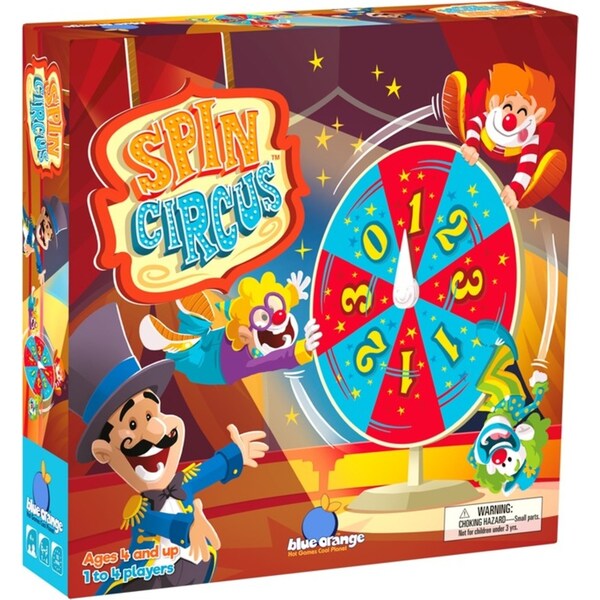 Blue Orange Games Spin Circus 1-4 Player Kids/Children Math Strategy Game 4y+