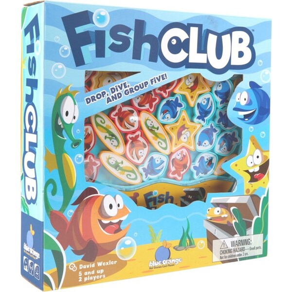 Blue Orange Games Fish Club 2 Player Kids/Children Fun Play Abstract Game 5y+