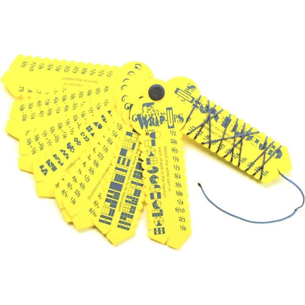 Learning Wrap Ups Educational Fraction Number Math Solving Tool Keys Kids/Teens