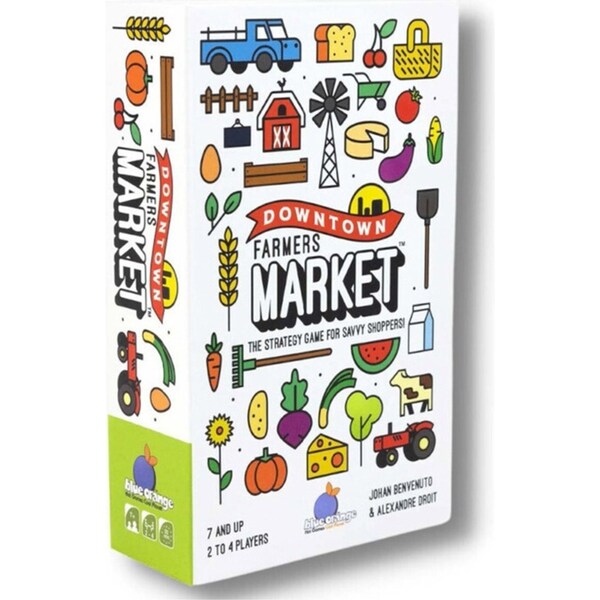 Blue Orange Games Downtown Farmers Market 2-7 Player Kids/Children Tile Game 7y+