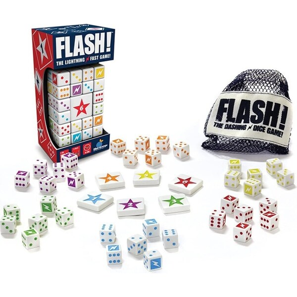 Blue Orange Games Flash 2-6 Player Kids/Children Fun Play Toy Dice Game 7y+