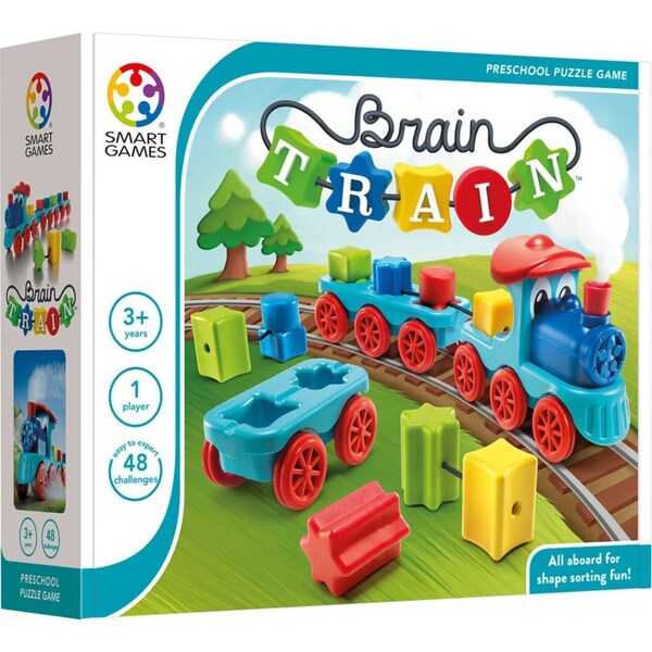 Smart Games Brain Train Preschool Puzzle Building Blocks Shape Game Kids 3y+