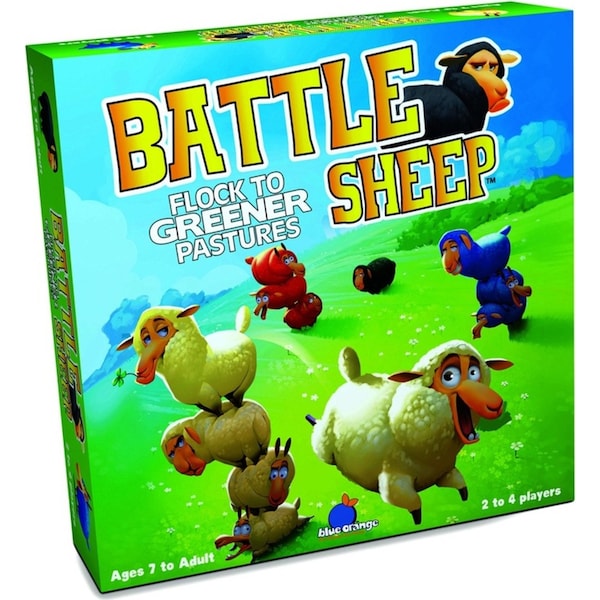 Blue Orange Games Battle Sheep 2-4 Player Kids/Children Fun Strategy Game 7y+